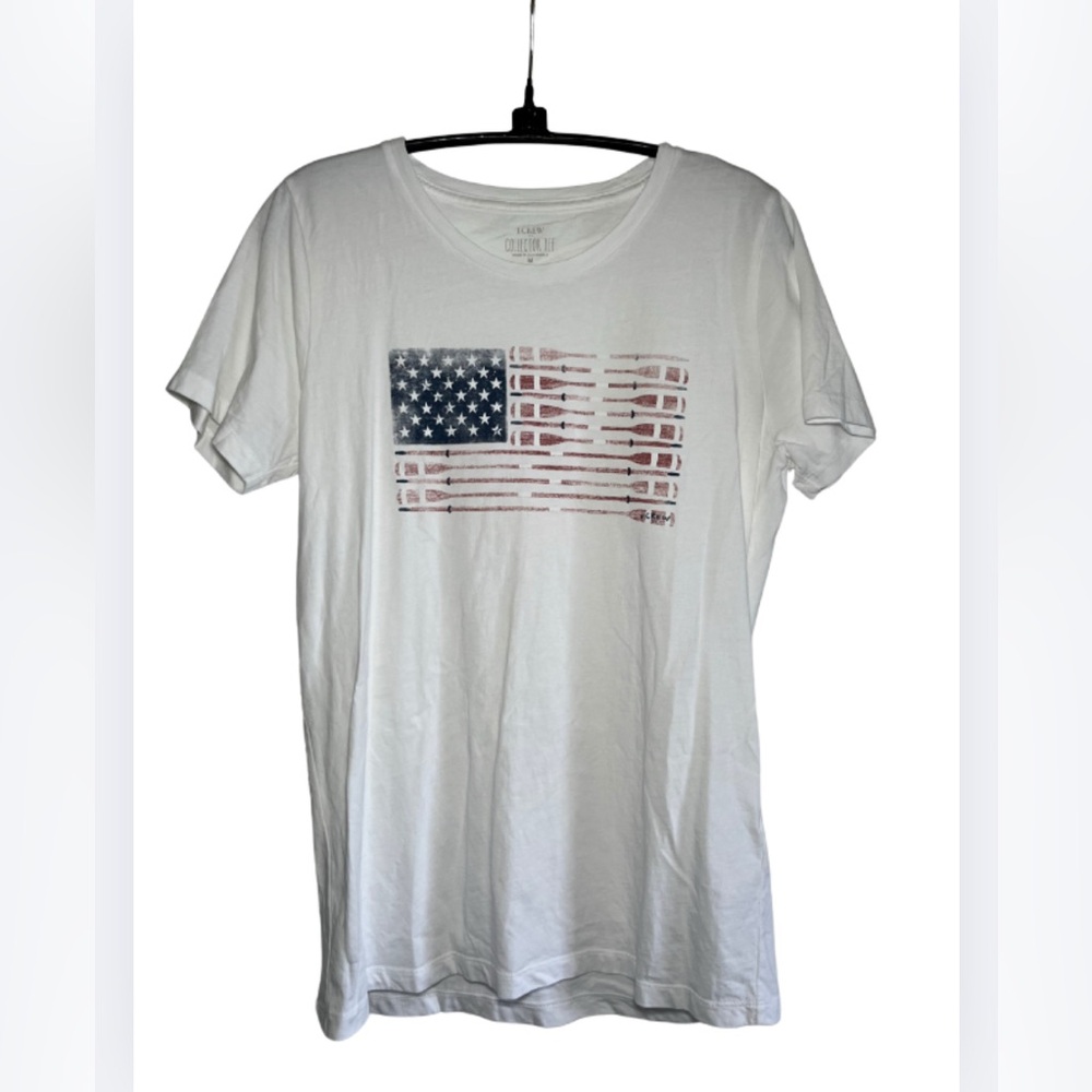 J. Crew White Collector Tee